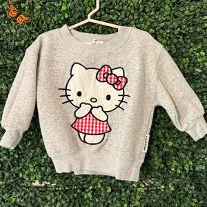 Cotton On Gray Hello Kitty Sweatshirt for Kids
